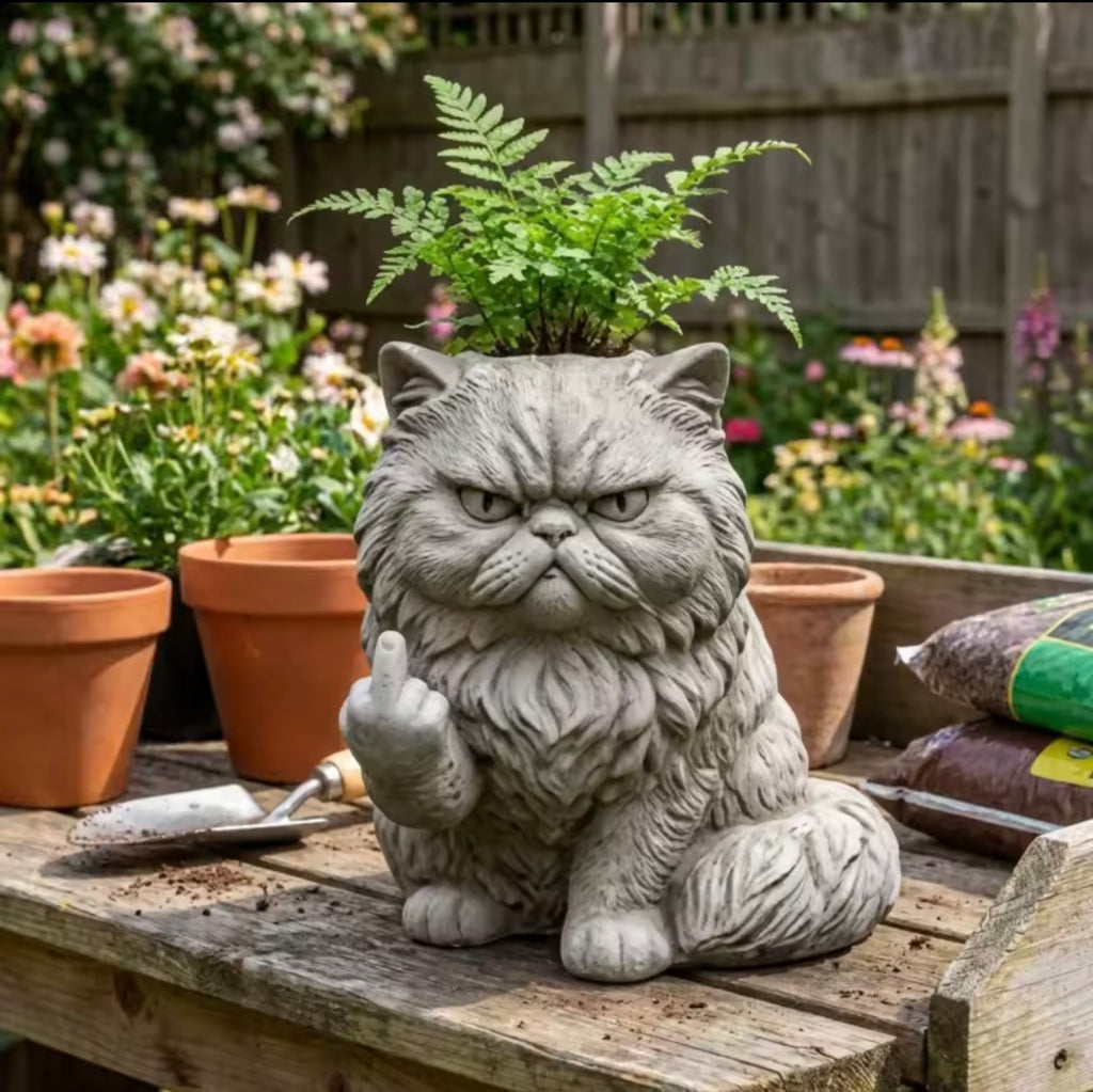 Middle Finger Pet Planter
