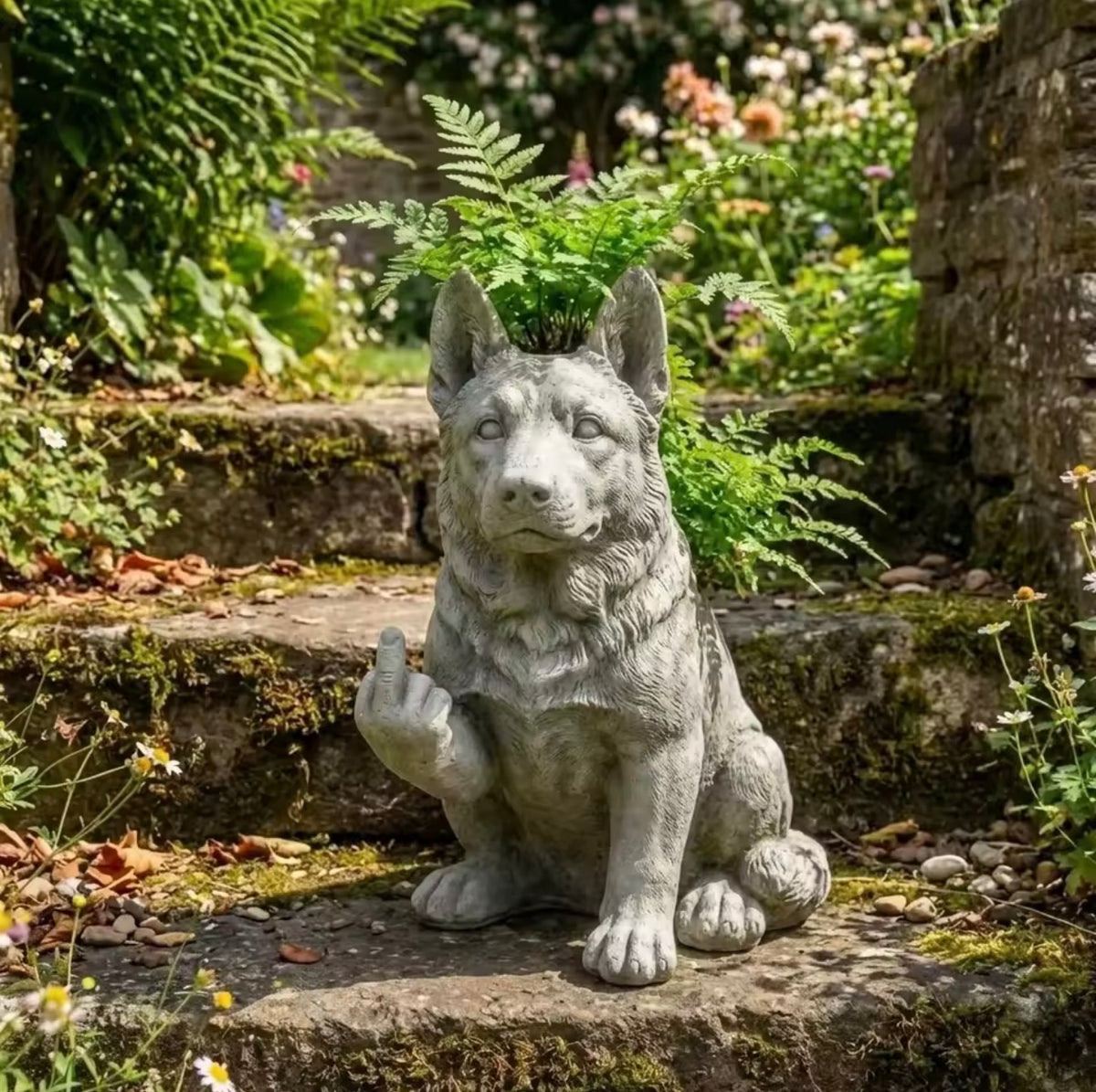 Middle Finger Pet Planter